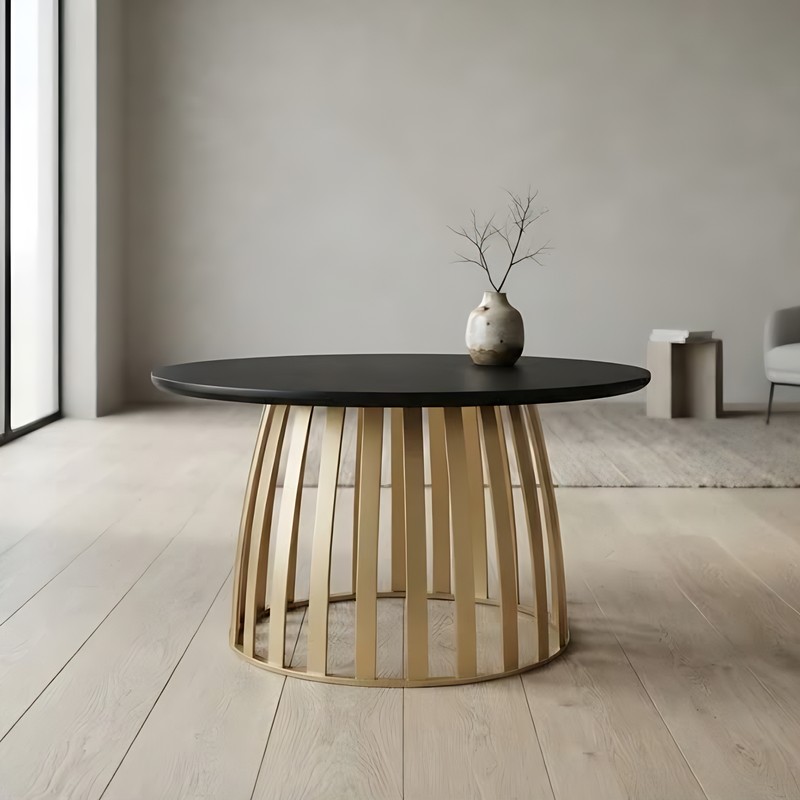 Банкетный стол Salva 100 Gold Black