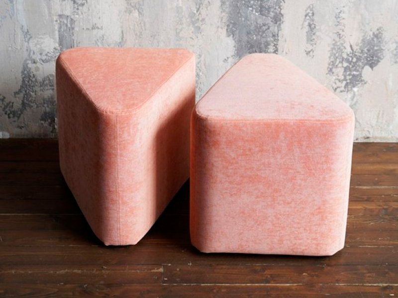 Пуфик Shape Powdery-Pink Triangle