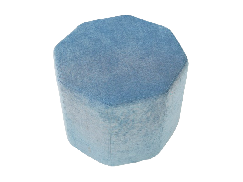 Пуфик Shape Sky Blue Polygonal