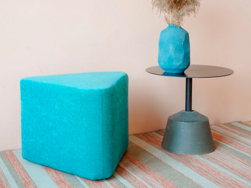 Пуфик Shape Turquoise Triangle