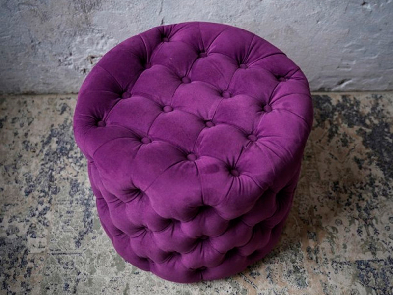 Пуфик Velvet Purple Round