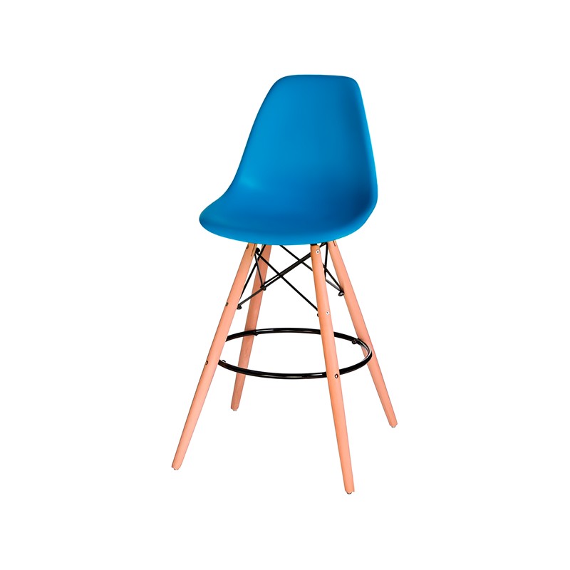 Стул барный Eames синий