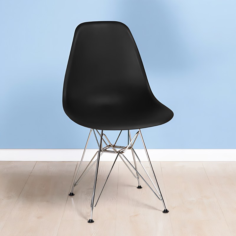 Стул Eames металл чёрный