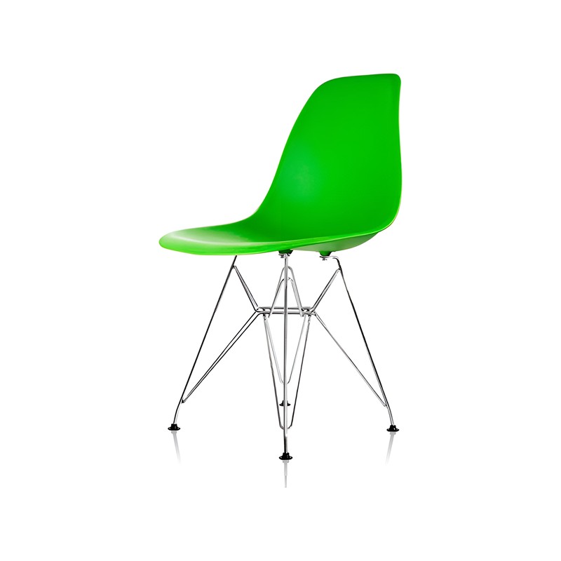 Стул Eames металл зелёный